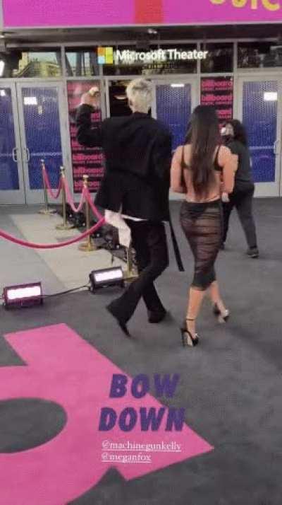 Megan Fox leaving the BMAs