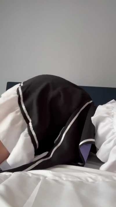 Step into the shoes of a horny house maid