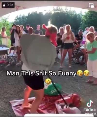 HMC while I attempt to decapitate an old woman