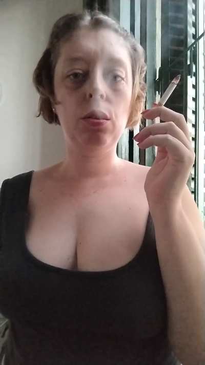 A captivating face amidst the smoke