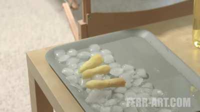 Lesbian Anal Figging Massage Leyla Peachbloom and Nesty