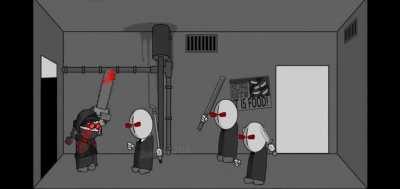 Haha chainsaw goes brrrr (link for the whole video in the comments)