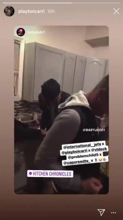 CARTI ON THE LEAN AGAIN?? well, he is vibin so im not stressin