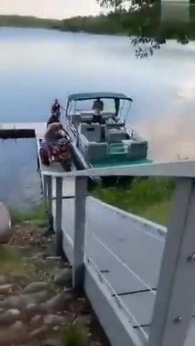 HMF while I drive up the stairs