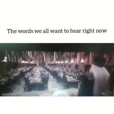 This is what we all want to hear now :