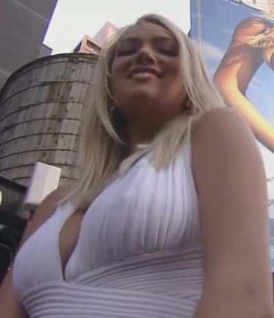 This Monroe dress suits her