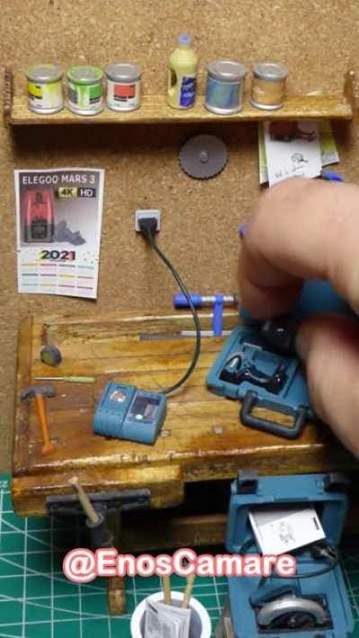 The perfect tiny tool for that one small project (1:12 scale)