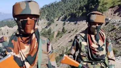 Indian Army Riflewomen deployed for the first time along Line of Control between India and Pakistan in Jammu & Kashmir. Proud to share this on Rakshabandhan! Here are the brave women soldiers protecting us all! Respect!