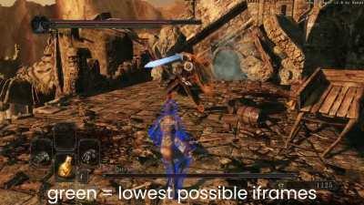 Pursuer grab hitboxes visualized