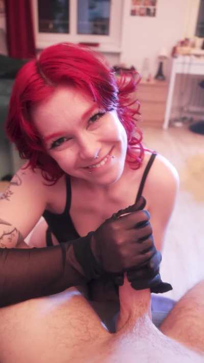 Edging him is fun! ♥