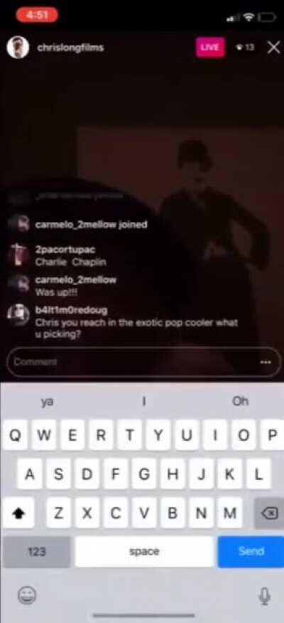 Juice recording his flex verse for polo