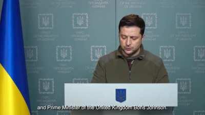 Updates from President Zelenskiy. [With English subtitles]