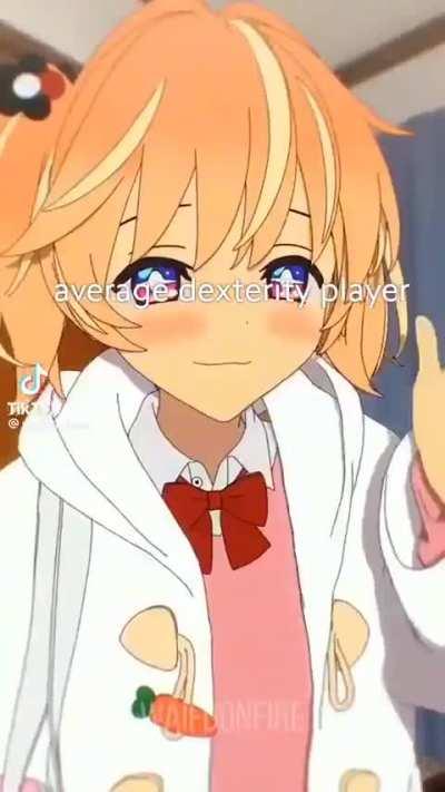 Average dexterity player