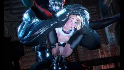 Venom vs Spidergwen [Spider-verse] (froggysfm)