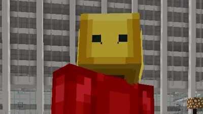 I remade the LEGO City ad in Minecraft