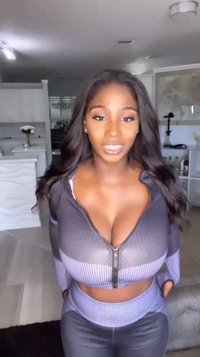 Well atleast she tried to cover it up