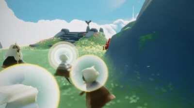 Acting like moths spiralled out of control when everyone in the server started honking