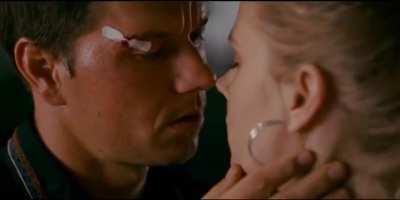 Amy Adams and Mark Wahlberg tongue kissing in The Fighter (2010)