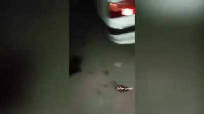 Terrorist IR raiding people's homes. This is very common in Iran. Many people are scared of even having (mixed gender) parties because you could get raided. In this video, it looks like they are looking for someone in the house.
