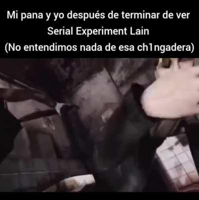 Que denso fue ver ese anime