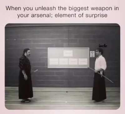 To be the greatest swordsman