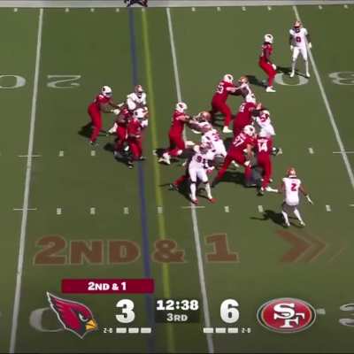 [Injury] James Conner was carted off the field after being tackled awkwardly and suffering an apparently serious leg injury