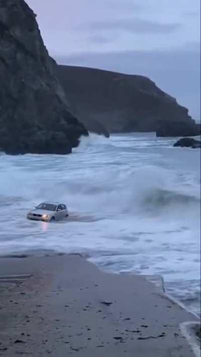 You left your hazard lights on!