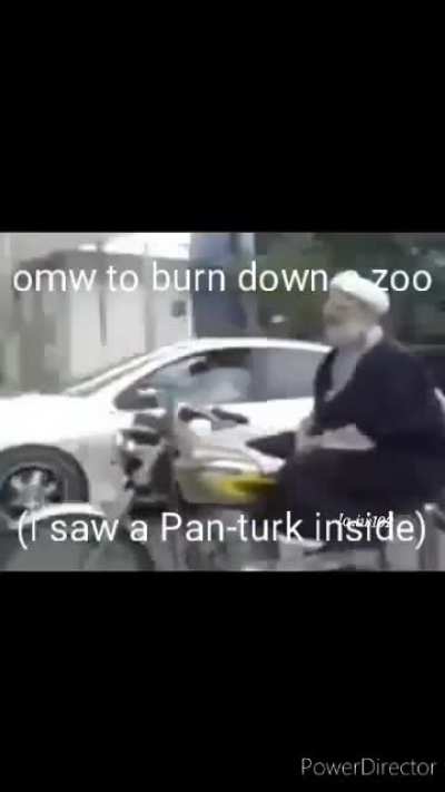 He is already in the wolves cage