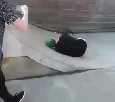 WCGW using a flimsy skateboard