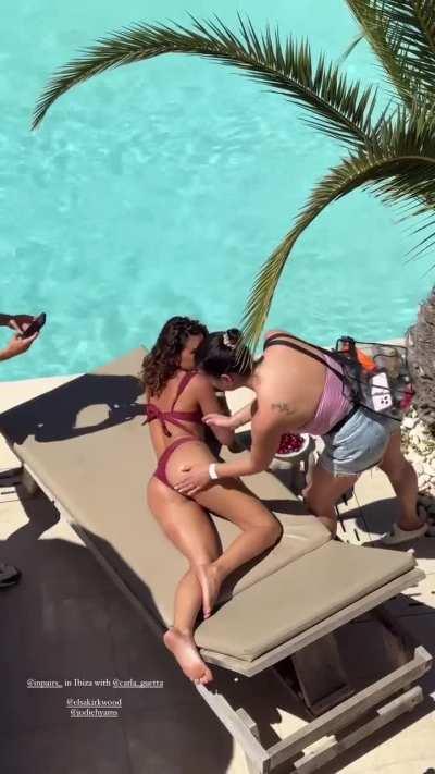 Carla getting polished