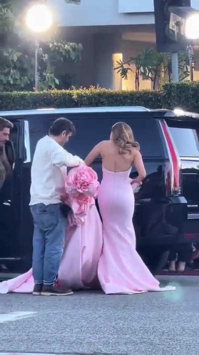 Arriving at the Golden Globes | January 2024