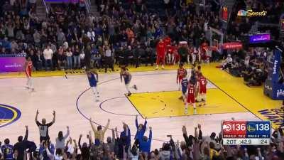 [Highlight] Draymond for three!