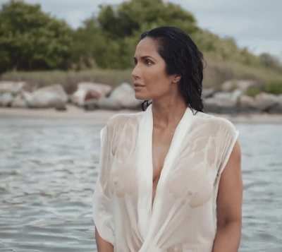 Padma Lakshmi glorious tits at 54