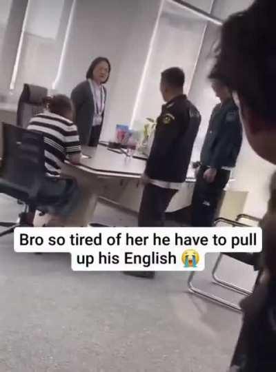 The language switch up is wild