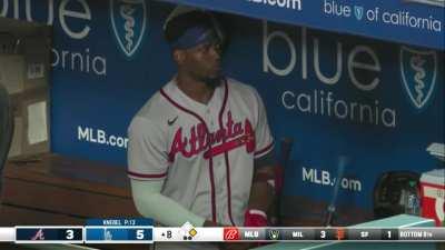 [Highlight] Jorge Soler was ultimately called out for batter's interference.