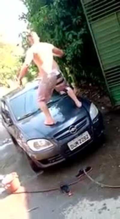 Dancing over your wet car