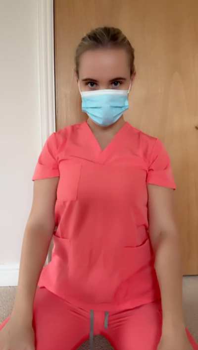 This nurse knows how to administer pleasure