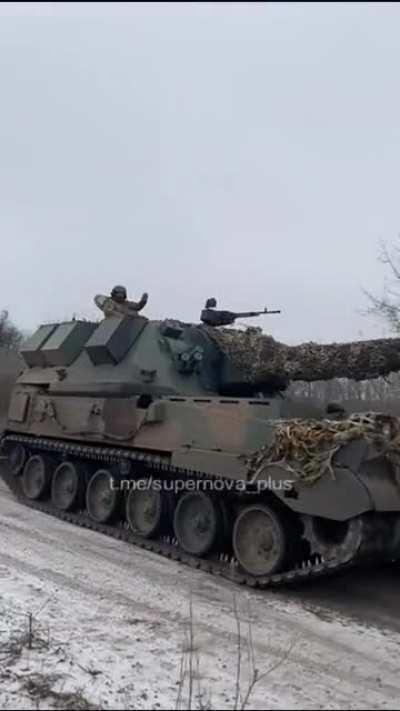 Polish AHS Krab, racing to destroy Wagner slave felons in Bakhmut