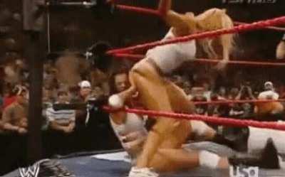 Candice Michelle stinkface by Torrie Wilson