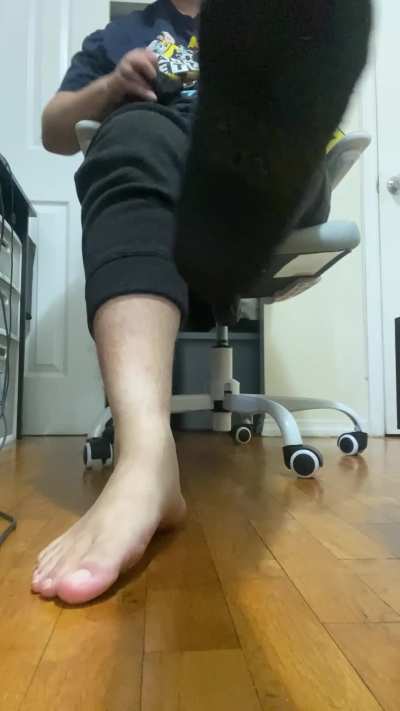 Smell my sweaty socks. Your reward? Getting a taste from the source of them being sweaty