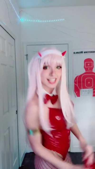 Miss Bri Cosplay as Zero Two