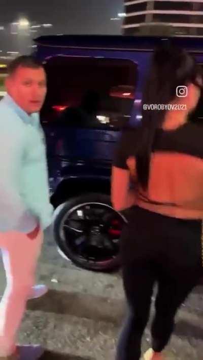 Ukrainian refugee confronts the son of Ukrainian politician for partying in Dubai* while men in his country die in war