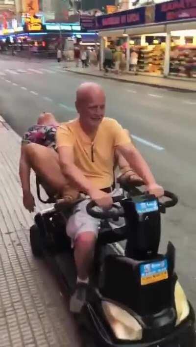 Meanwhile in Benidorm .