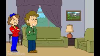 Caillou Cuts School and gets Grounded