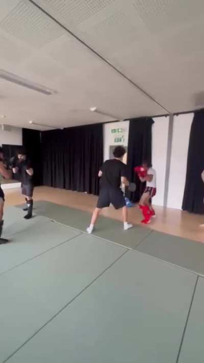 Bit of hard sparring, anything u noticed that stood out to u, I’m red shin guards