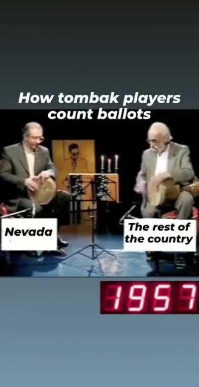 How tombak players count ballots