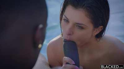 Leah and Lana double blowjob