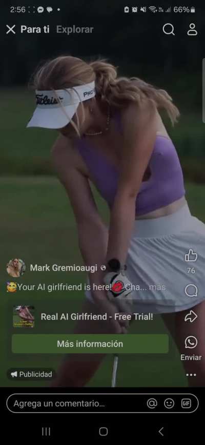 Golfing