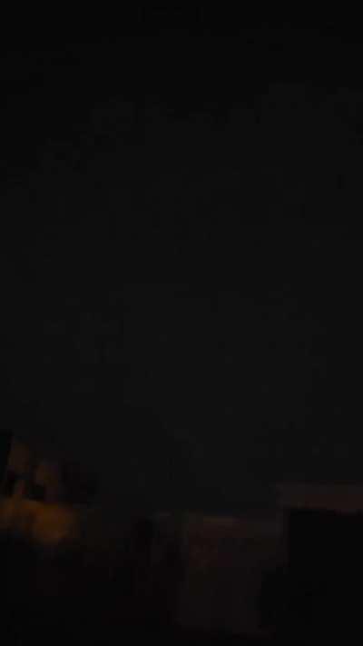 Lahore night sky was absolutely crazy today !!