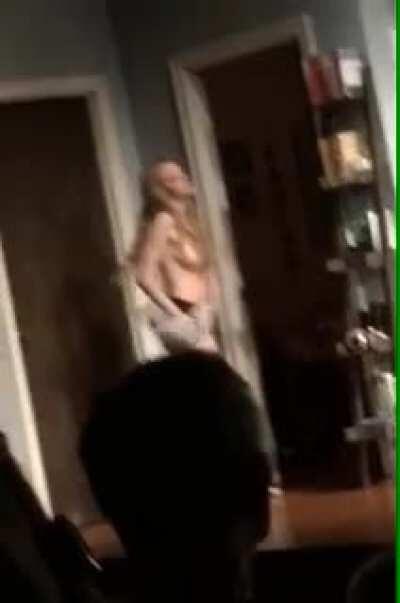 Flashing in front of live audience